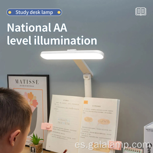 Lámpara de escritorio LED recargable que cuida los ojos